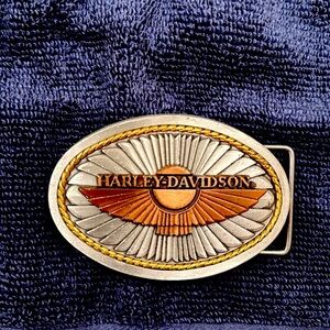 Harley Davidson 1992 Pewter Belt Buckle